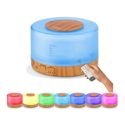 Imagem de Difusor Aromatizador de Ar Ultrassônico Portátil Led 7 Cores
