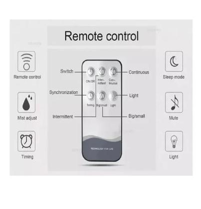 Imagem de Difusor Aromatizador Umidificador Aromaterapia Led 500ml Com Controle