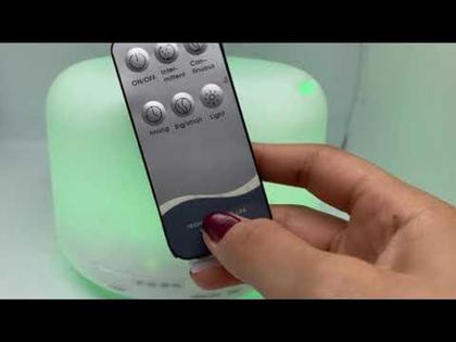 Imagem de Difusor Aromatizador Umidificador Ultrassonico com Controle Remoto e 7 Cores LED 3