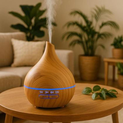 Imagem de Difusor Aromatizazdor Umidificador Ar Gota 400ml Ultrassônico Bmax