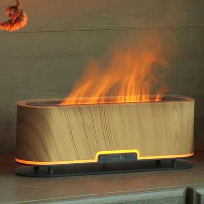 Imagem de Difusor De Ambiente Umidificador D Ar Aromatizador Led Chama