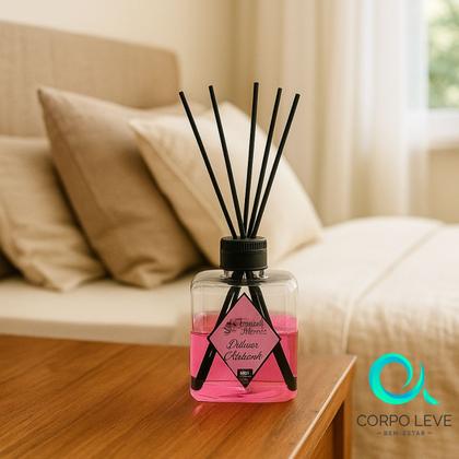 Imagem de Difusor de Ambiente Varetas 300ml Kit 5un Premium Tropical Aromas 15 Varetas de Fibra