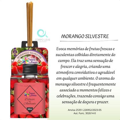 Imagem de Difusor de Ambiente Varetas 300ml Kit 5un Premium Tropical Aromas 15 Varetas de Fibra