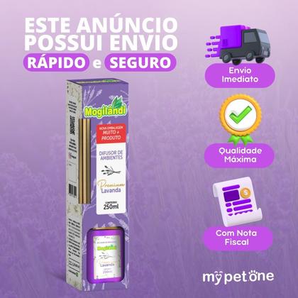 Imagem de Difusor de Ambientes Premium Mogilândi Lavanda  250ml