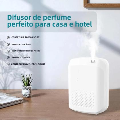 Imagem de Difusor de Aroma Elétrico WiFi e Bluetooth 500m³ - Para Casa e Hotel