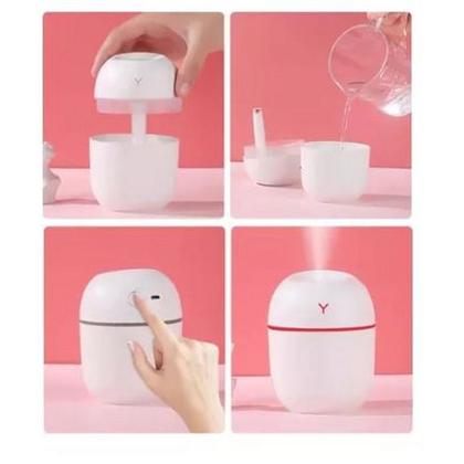 Imagem de Difusor De Aromas E Óleos De Ambientes USB Portátil Com Led Cor Branco