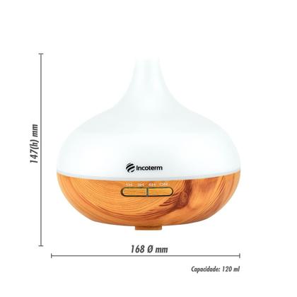 Imagem de Difusor De Aromas E Umidificador Bivolt 500ml Incoterm