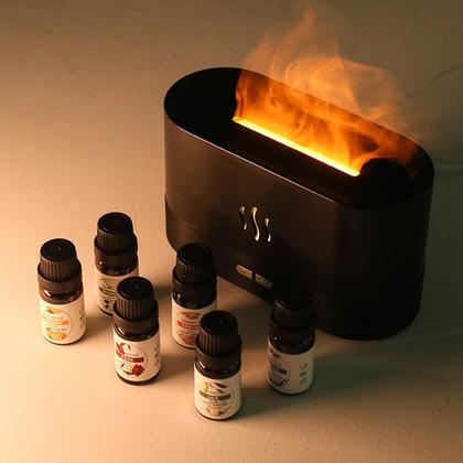 Imagem de Difusor de Aromas Elétrico Luz LED Air Essencial Óleo Umidificador Aromatizador Terapia De Ambiente