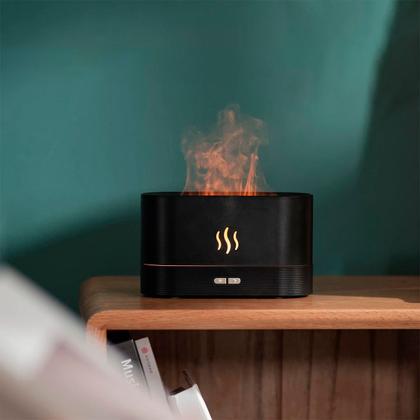 Imagem de Difusor de Aromas Elétrico Luz LED Air Essencial Óleo Umidificador Aromatizador Terapia De Ambiente