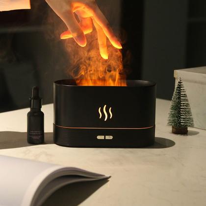 Imagem de Difusor de Aromas Elétrico Luz LED Air Essencial Óleo Umidificador Aromatizador Terapia De Ambiente