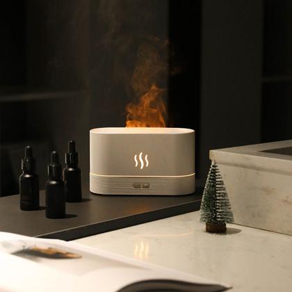 Imagem de Difusor de Aromas Elétrico Luz LED Air Essencial Óleo Umidificador Aromatizador Terapia De Ambiente