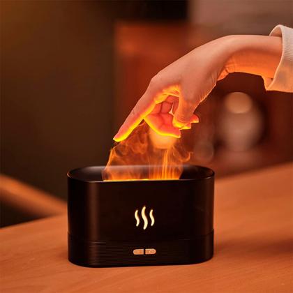 Imagem de Difusor de Aromas Elétrico Luz LED Air Essencial Óleo Umidificador Aromatizador Terapia De Ambiente