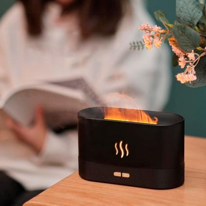 Imagem de Difusor de Aromas Elétrico Luz LED Air Essencial Óleo Umidificador Aromatizador Terapia De Ambiente