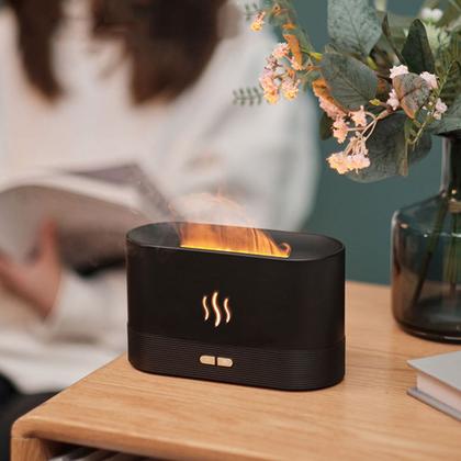 Imagem de Difusor de Aromas Elétrico Luz LED Air Essencial Óleo Umidificador Aromatizador Terapia De Ambiente