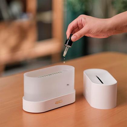 Imagem de Difusor de Aromas Elétrico Luz LED Air Essencial Óleo Umidificador Aromatizador Terapia De Ambiente