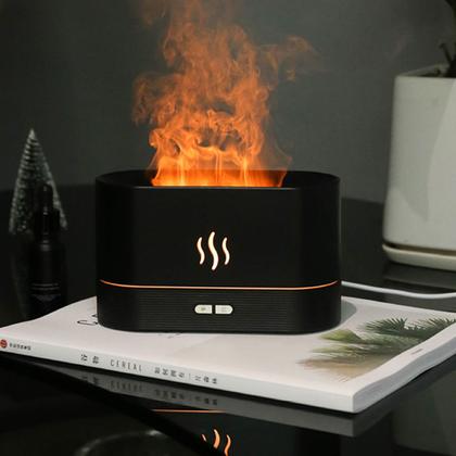 Imagem de Difusor de Aromas Elétrico Luz LED Air Essencial Óleo Umidificador Aromatizador Terapia De Ambiente