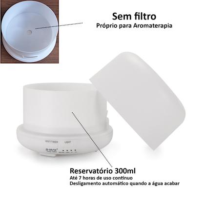 Imagem de Difusor de Aromas Eletrico Ultrassonico Umidificador 300ml