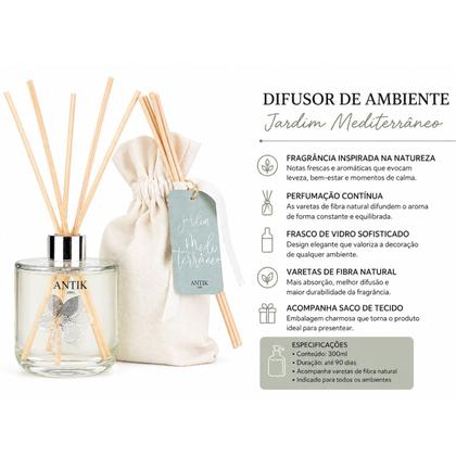 Imagem de Difusor De Aromas Jardim Mediterraneo - 300ml Antik