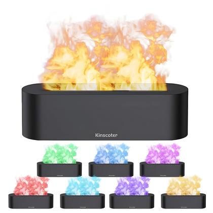 Imagem de Difusor de Aromas Ultrassônico com Luz RGB - Névoa Fria e Umidificador de Ar