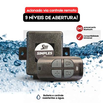 Imagem de Difusor de Escape 2 Polegadas Universal com Controle Remoto