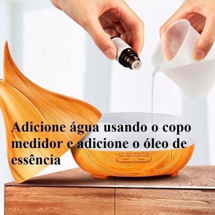 Imagem de Difusor De Oleos Essenciais E Umidificador De Ar 400ml 