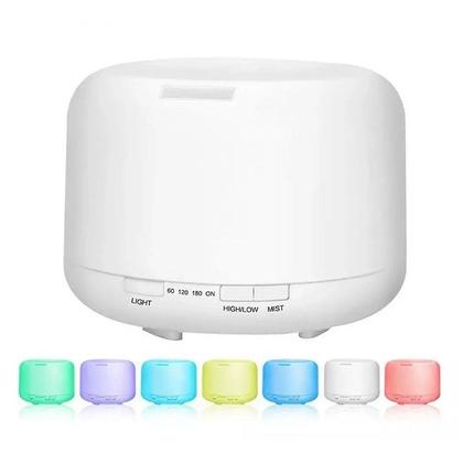 Imagem de Difusor Elétrico Aroma Ultrassônico Com Led 300 ml Branco