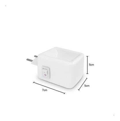 Imagem de Difusor Elétrico Aromatizador Bivolt Em Porcelana Para Essência Aromática Óleo Pastilha Wax Melts