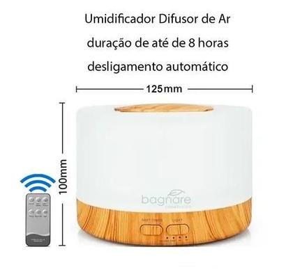 Imagem de Difusor Umidificador De Ar Aromatizador Usb Com Led Abajur