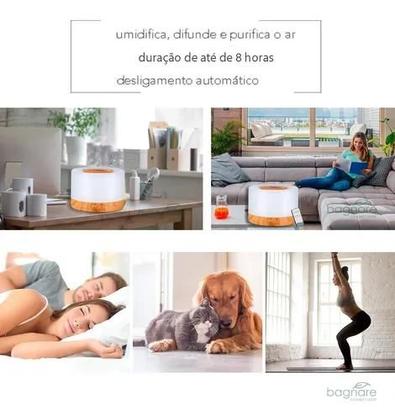 Imagem de Difusor Umidificador De Ar Aromatizador Usb Com Led Abajur