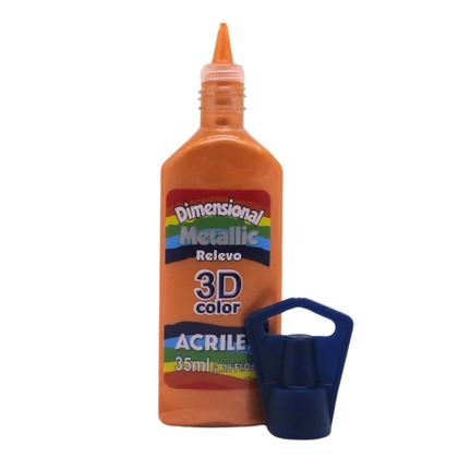 Imagem de Dimensional Relevo Metallic 35ml ACRILEX
