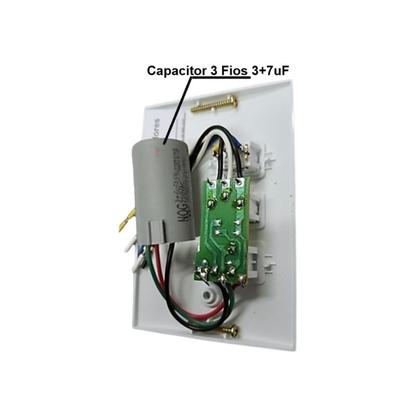 Imagem de Dimmer Spirit 4x2 127V 3 Velocidades 1 Lampada Com Capacitor