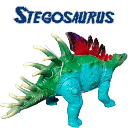 Imagem de Dino Alive Stegosaurus Dinossauro luz som Polibrinq - AN2035