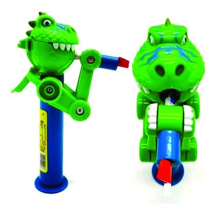 Imagem de Dino Chomp Dinossauro Brinquedo com Pirulito Kids Zone