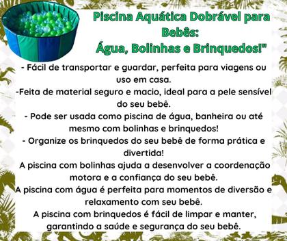 Imagem de Dino kit escorregador bolinhas de piscina mais piscina dobrável