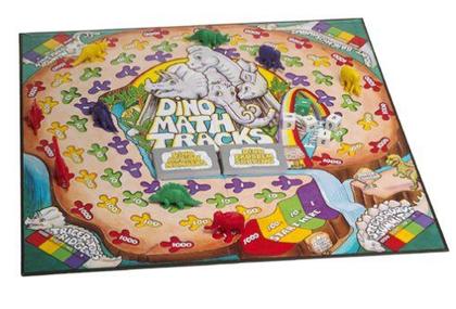 Imagem de Dino Math Tracks: Jogo de Tabuleiro Educativo para Crianças a partir de 6 anos
