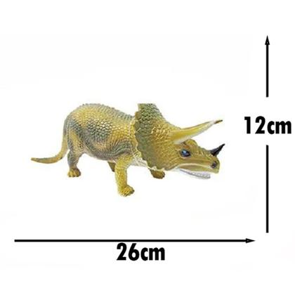 Imagem de Dinossauro Borracha Grande 4 Modelos Brinquedo INFANTIL