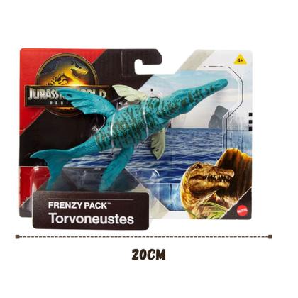Dinossauro Jurassic World Rebirth Frenzy Pack Torvoneustes JGB72
