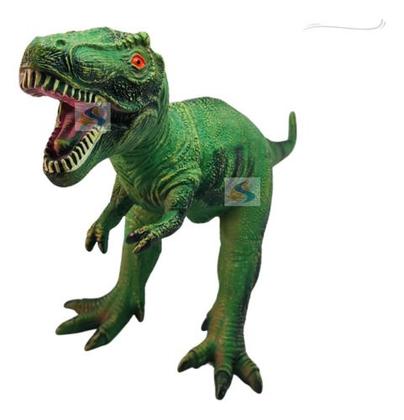 Imagem de Dinossauro Macio Tiranossauro Rex Borracha Som Grande 40 Cm