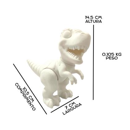 Imagem de Dinossauro Rex Vinil Atóxico Para Colorir com Canetinha Macio Brinquedo Crianças Presentes