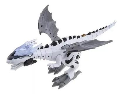 Imagem de Dinossauro Robô com asas solta fumaça com luz e som Variado