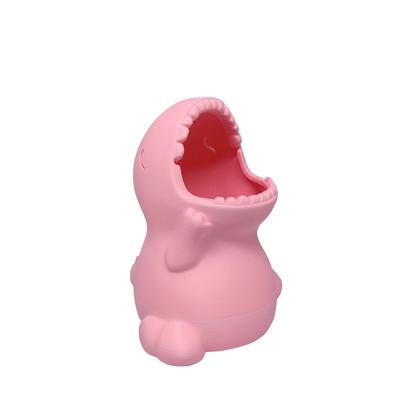 Imagem de Dinossauro Rosa Baby Porta Caneta Lápis Objeto Decoração Infantil 3D Quarto