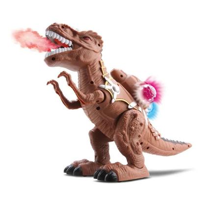 Imagem de Dinossauro Solta Fumaça Emite Som E Luz Anda Sozinho -  bee toys