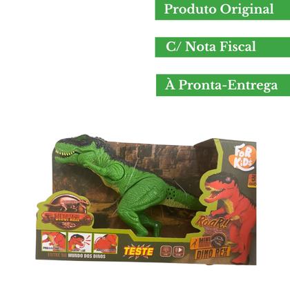 Imagem de Dinossauro T-Rex Articulado Infantil Com Som E Luz Ideal Para Crianças Explorarem E Brincarem Ao Ar Livre For Kids