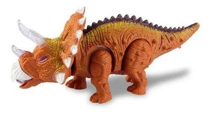 Imagem de Dinossauro Triceratops Brinquedo Com Som Luz E Movimentos - Zoop Toys