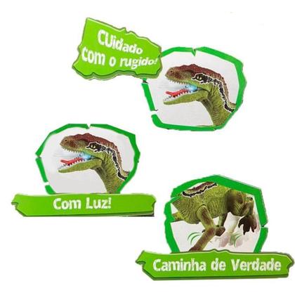 Imagem de Dinossauro Velociraptor Controle Remoto Anda Luz E Som - Art Brink