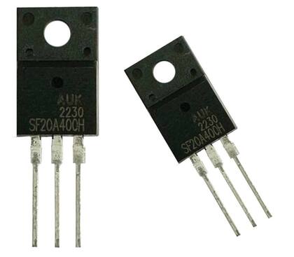 Imagem de Diodo sf20a400h - sf 20a400 - to220 isolado - 20a 400v