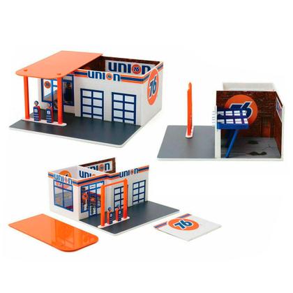 Imagem de Diorama Posto de Gasolina Union 76 1:64 Greenlight