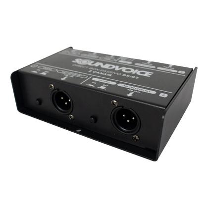 Imagem de Direct box passivo soundvoice ds-02 duplo 2 canais