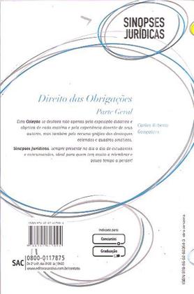 Imagem de Direito das Obrigações, Parte Geral - Carlos R. Gonçalves