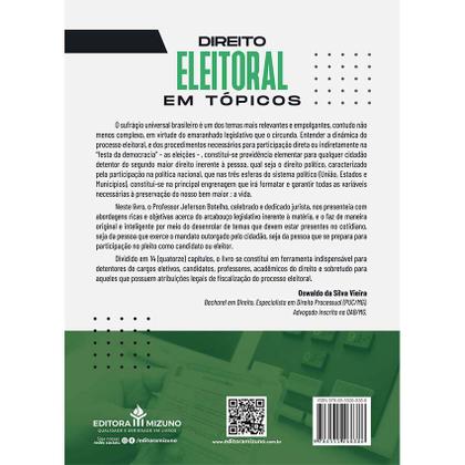 Imagem de Direito Eleitoral em Tópicos (2024) - Editora Mizuno